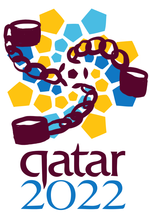 Qatar Logo in Chains