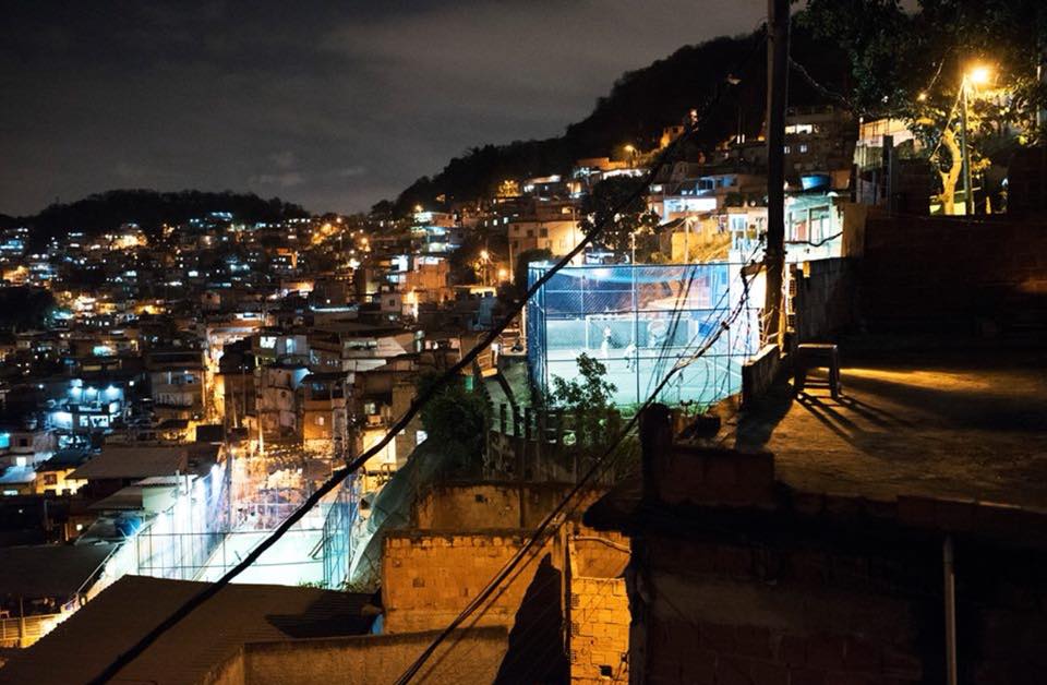 Favela street pitches in Complexo da Penha