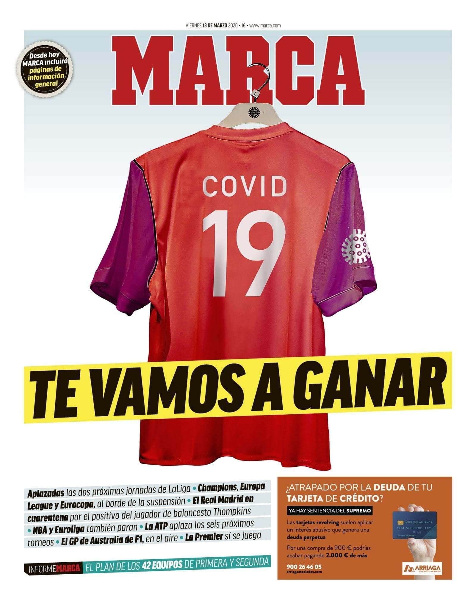 MARCA COVID-19 jersey