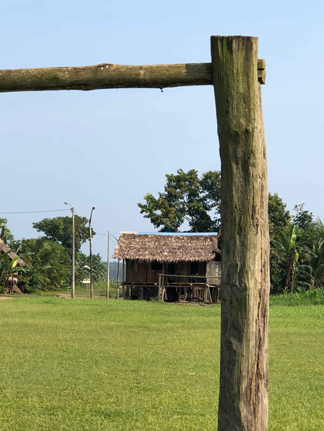 Soccer field in the Amazon